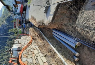 Baggerarbeiten, Aussengestaltung, Baustelle