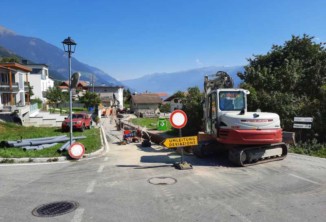 Baggerarbeiten, Aussengestaltung, Baustelle