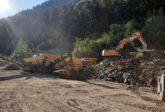 Baggerarbeiten, Aussengestaltung, Baustelle