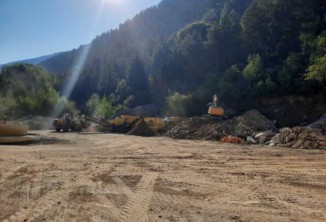 Baggerarbeiten, Aussengestaltung, Baustelle