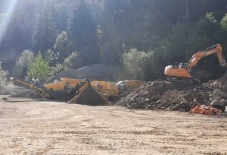 Baggerarbeiten, Aussengestaltung, Baustelle