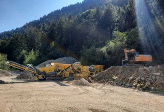 Baggerarbeiten, Aussengestaltung, Baustelle