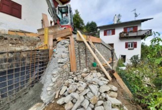 Baggerarbeiten, Aussengestaltung, Baustelle