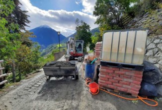 Baggerarbeiten, Aussengestaltung, Baustelle