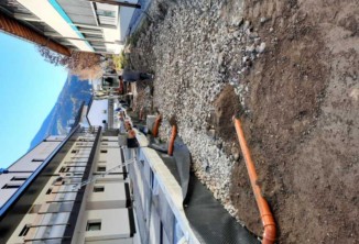 Baggerarbeiten, Aussengestaltung, Baustelle