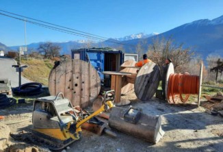 Baggerarbeiten, Aussengestaltung, Baustelle