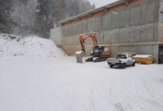 Baggerarbeiten, Aussengestaltung, Baustelle