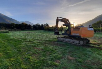 Aushubarbeiten, Laas