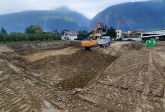 Aushubarbeiten, Laas