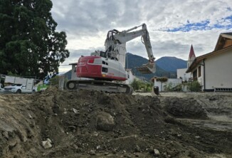 Aushubarbeiten, Mals