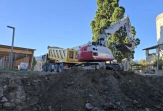 Aushubarbeiten, Mals