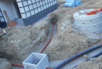 Baggerarbeiten, Aussengestaltung, Baustelle