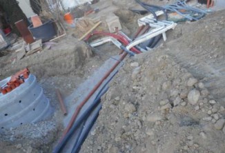 Baggerarbeiten, Aussengestaltung